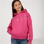 Elle Junior Girls Oversized Hoodie Pink Yarrow