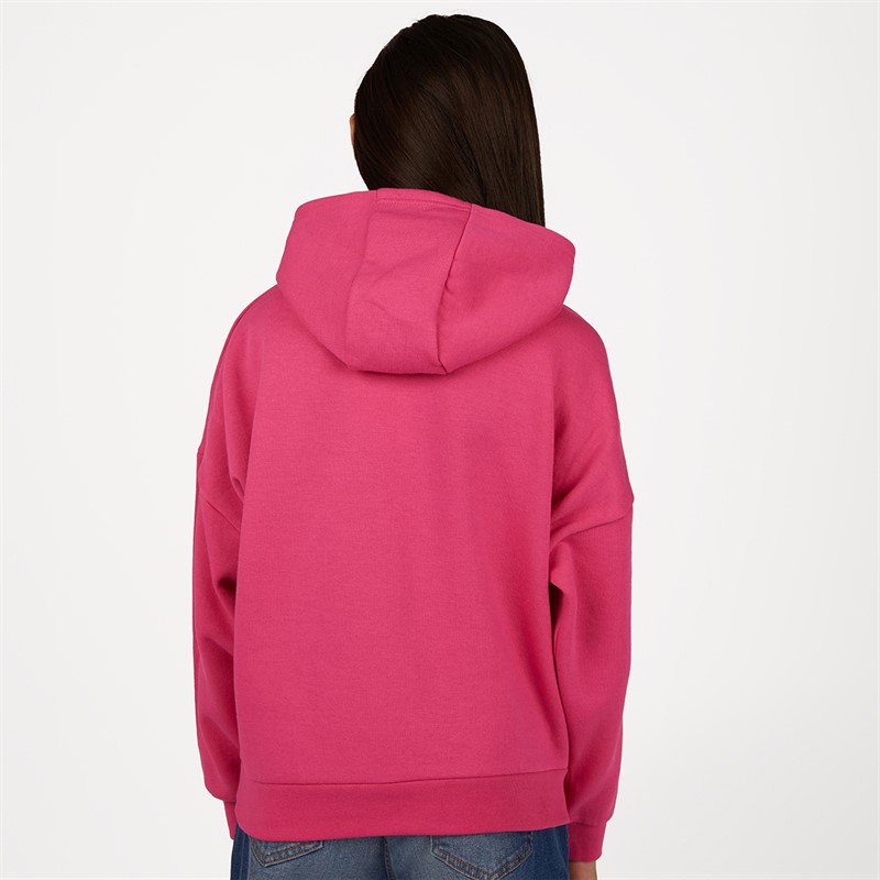 Elle Junior Girls Oversized Hoodie Pink Yarrow