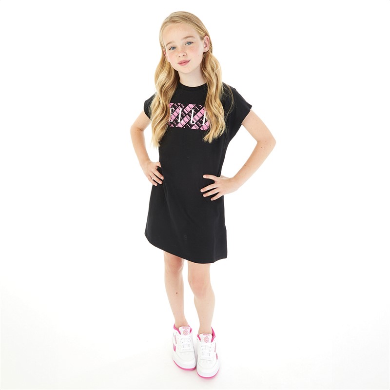 Elle Junior Girls Flare Dress Black