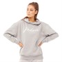 JDR-CTR Womens Valentine Oversized Hoodie Grey