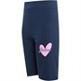 J'adore Couture GirlsJDR-CTR Heart Shape Cycle Shorts Navy