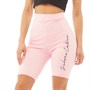 JDR-CTR Short en Jersey Femme Rose Clair