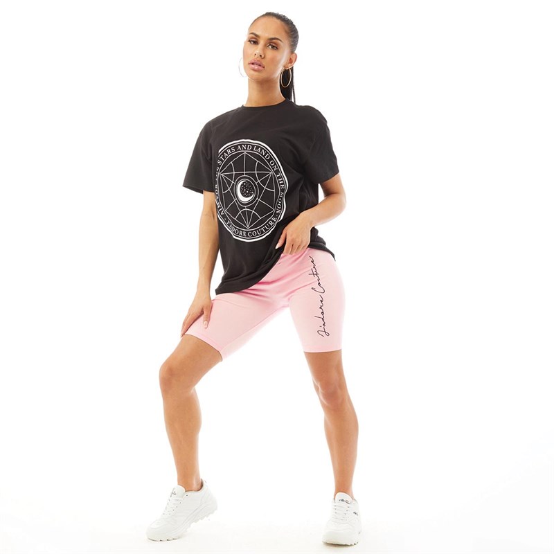 JDR-CTR Short en Jersey Femme Rose Clair