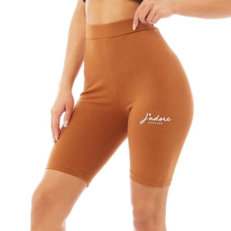 JDR-CTR Womens Romance Cycling Shorts Mocha