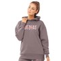 JDR-CTR Sweat à Capuche Atlas Femme Gris