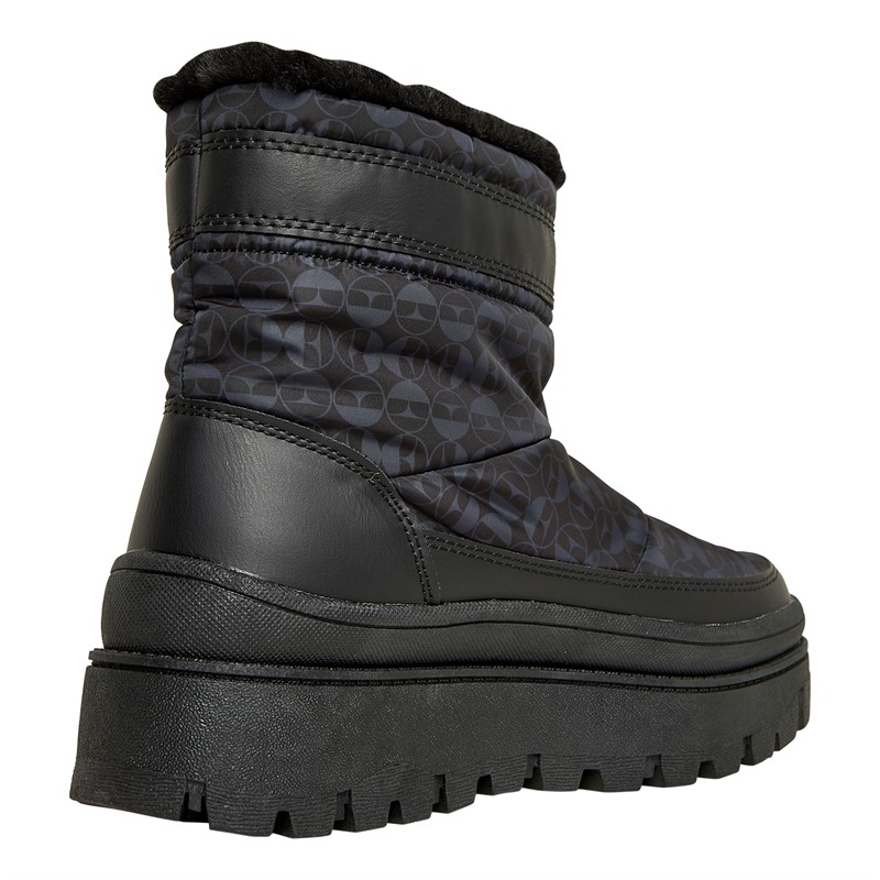 Elle Womens Cammie Snow Boots Black