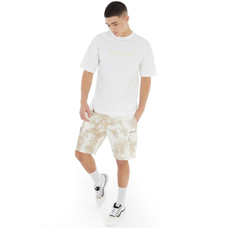 MEYBA Mens UV Print T-Shirt White