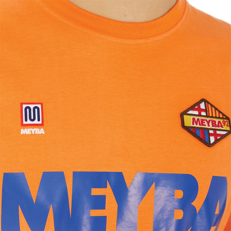 MEYBA Mens 92 Anniversary Training T-Shirt Orange