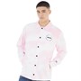 MEYBA Mens Tie Dye Coach Jacket White/Pink