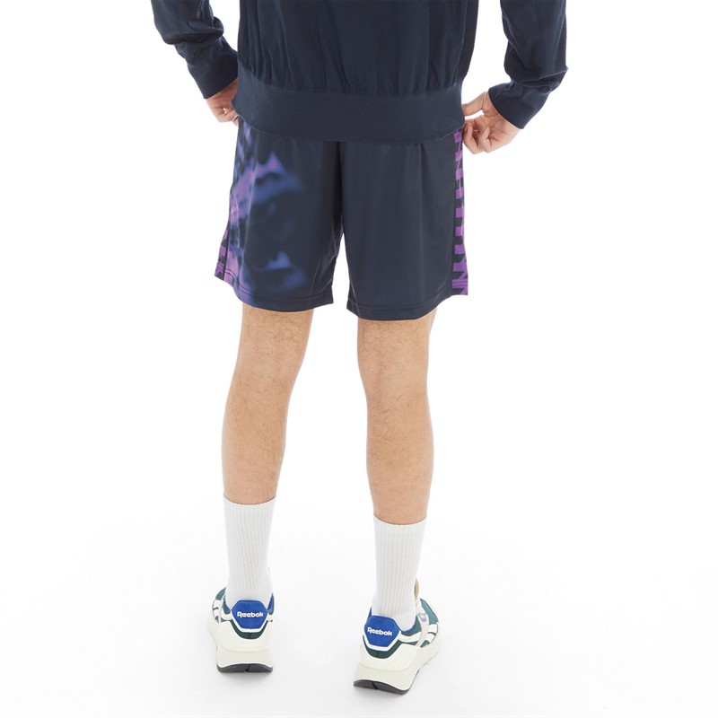 MEYBA Mens Replica Kit Shorts Navy/Purple
