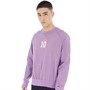 MEYBA Mens Drill Crew Neck Sweatshirt Purple