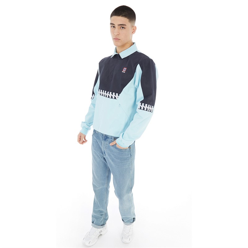 Buy MEYBA Mens Drill Top Sky/Navy