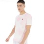 MEYBA Mens Cotton Tie Dye T-Shirt Pink/White