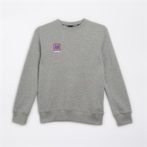 MEYBA Junior Contact Crew Sweatshirt Grey Mel