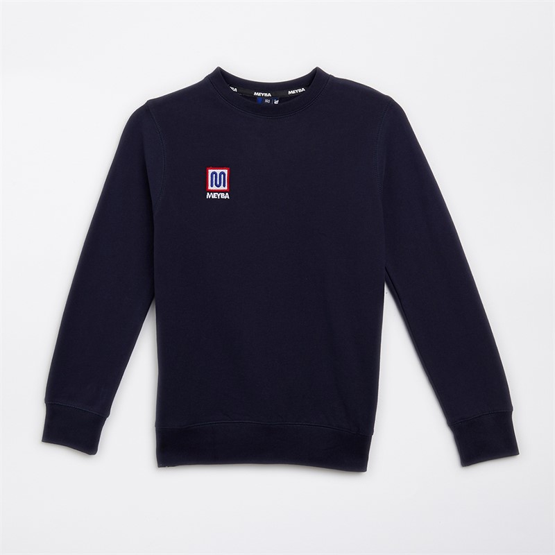 MEYBA Junior Contact Crew Sweatshirt Navy