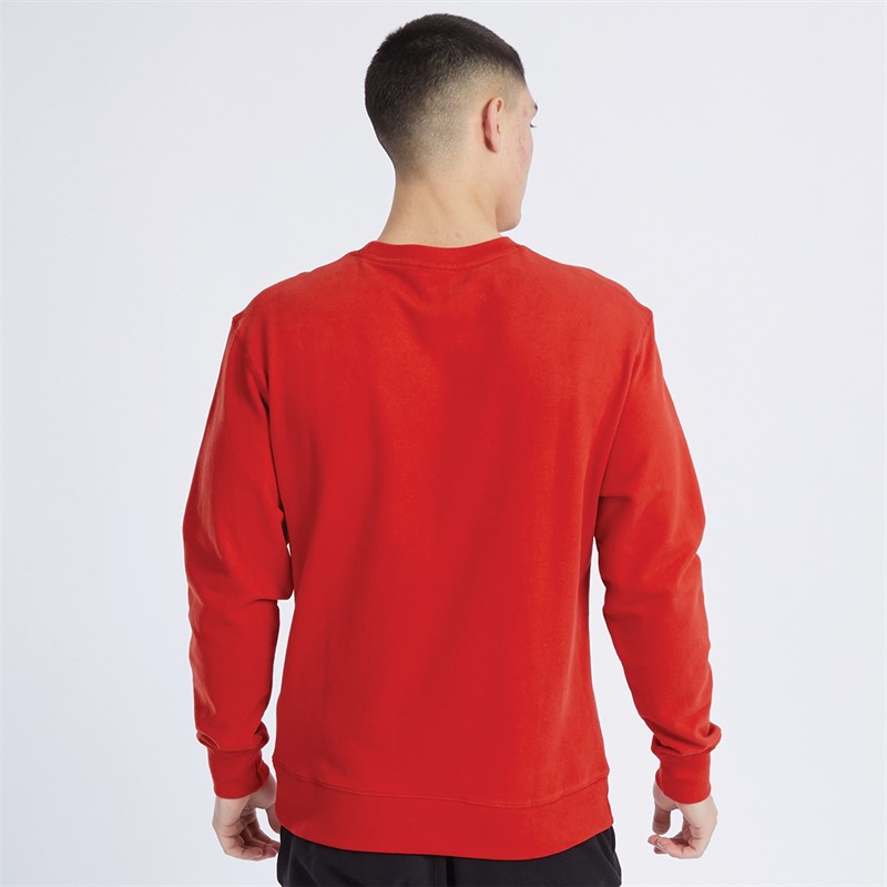 MEYBA Mens Contact Crew Sweatshirt Red