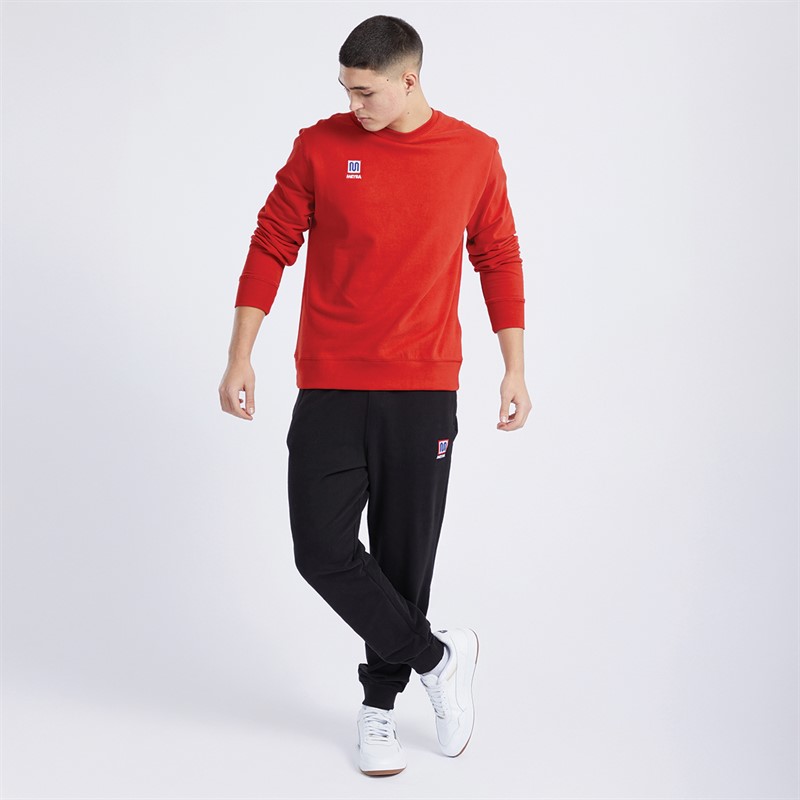 MEYBA Mens Contact Crew Sweatshirt Red