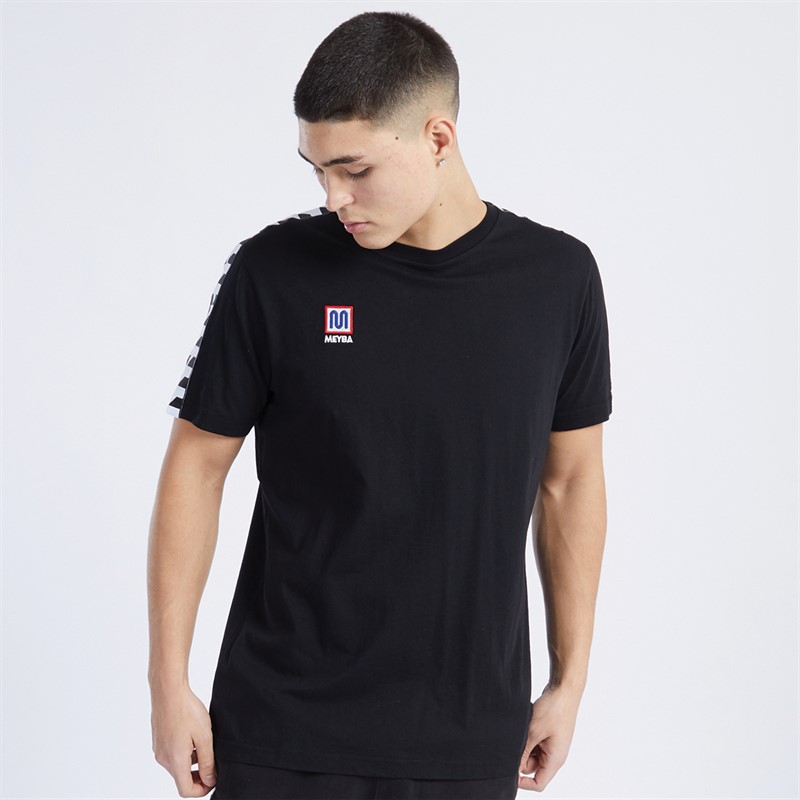 MEYBA Mens Contact Cotton T-Shirt Black