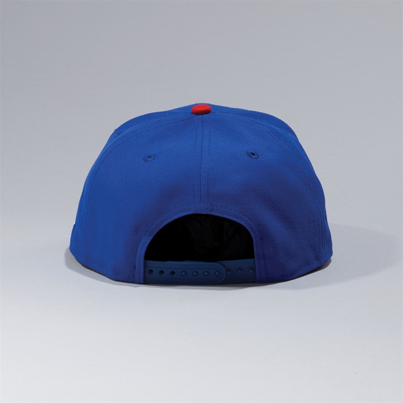 New Era Philadelphia 76ERS NBA Basic 9FIFTY Snapback Cap Royal Blue/Red/Grey