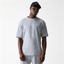 New Era T-shirt Homme New York Yankees Grey Med