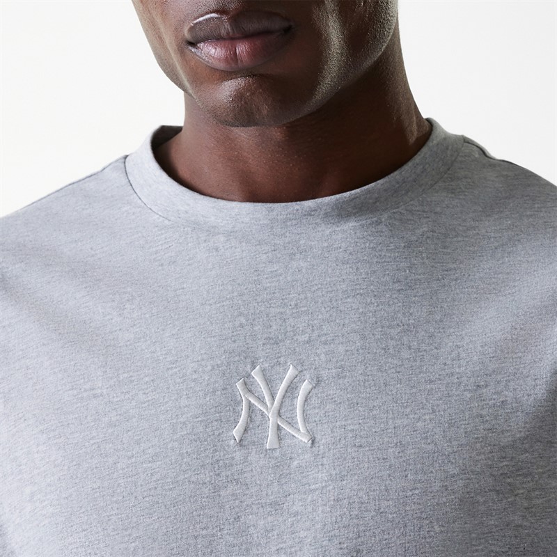 New Era T-shirt Homme New York Yankees Grey Med