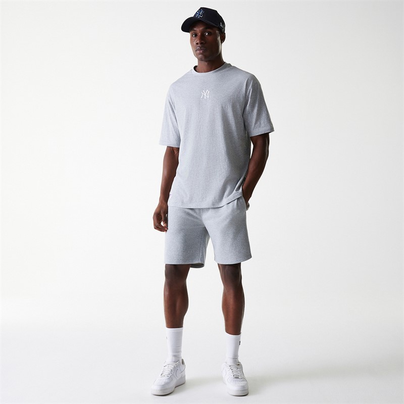 New Era T-shirt Homme New York Yankees Grey Med