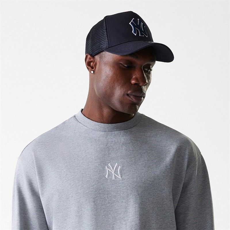 New Era Sweatshirt New York Yankees Homme Grey Med