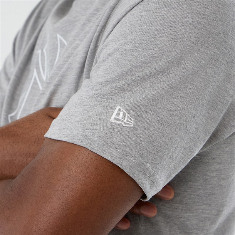 New Era T-shirt Homme New York Yankees Grey Med