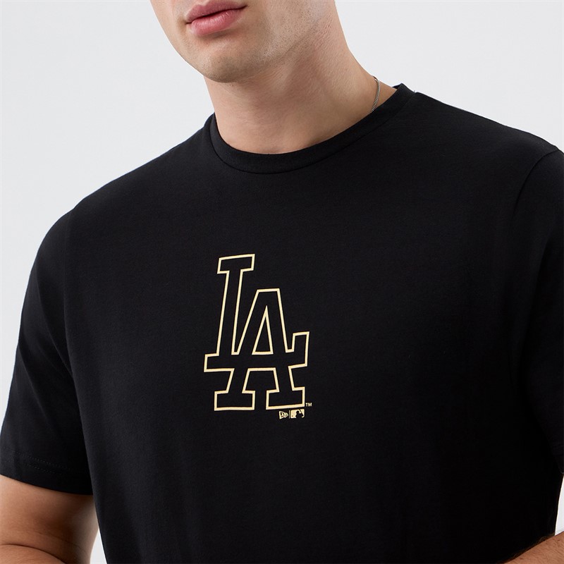 New Era T-shirt Homme Los Angeles Dodgers Noir
