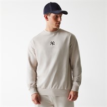 New Era Herren New York Yankees Sweatshirt Light Beige