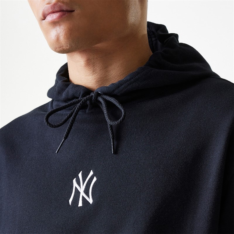 New Era Sweat à Capuche Homme New York Yankees Noir