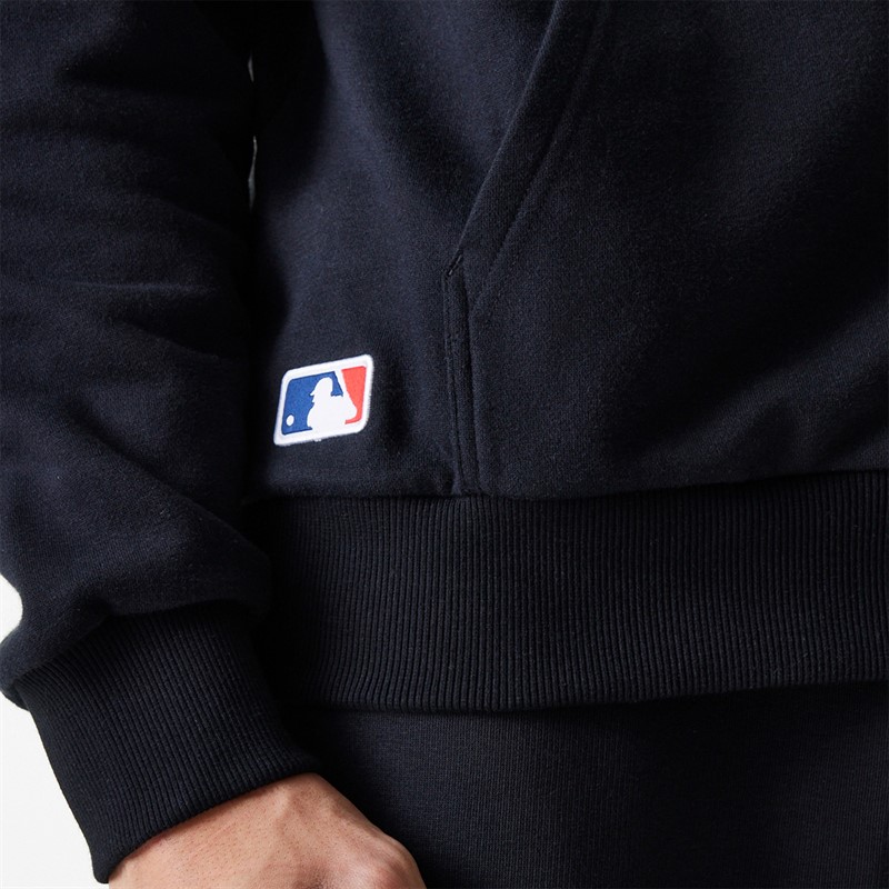 New Era Sweat à Capuche Homme New York Yankees Noir