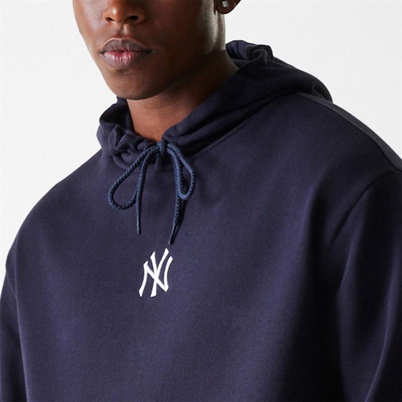 New Era Mens New York Yankees Hoodie Navy