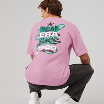 New Era Mens Graffiti Graphic T-Shirt Fpk