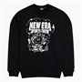 New Era Mens Graphic Fun Sweatshirt Black