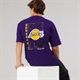 New Era Mens NBA Graphic Los Angeles Lakers T-Shirt Trp