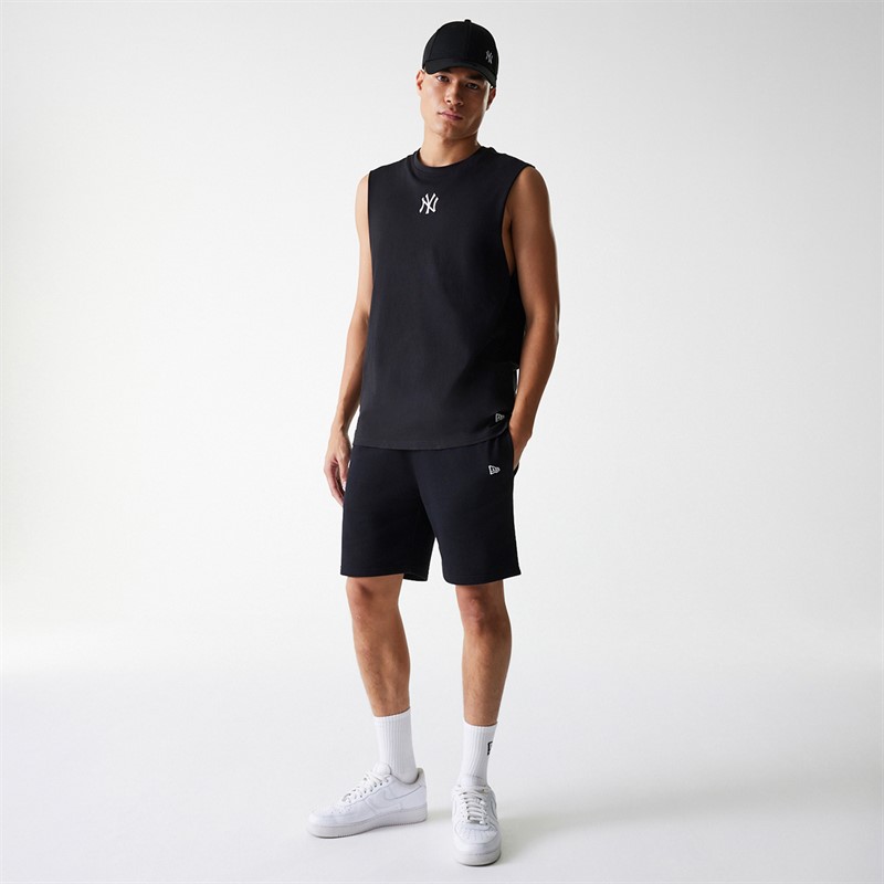 New Era Mens New York Yankees Shorts Black