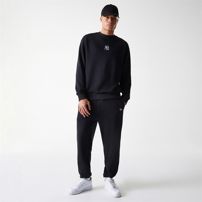 New Era Mens New York Yankees Sweatshirt Black