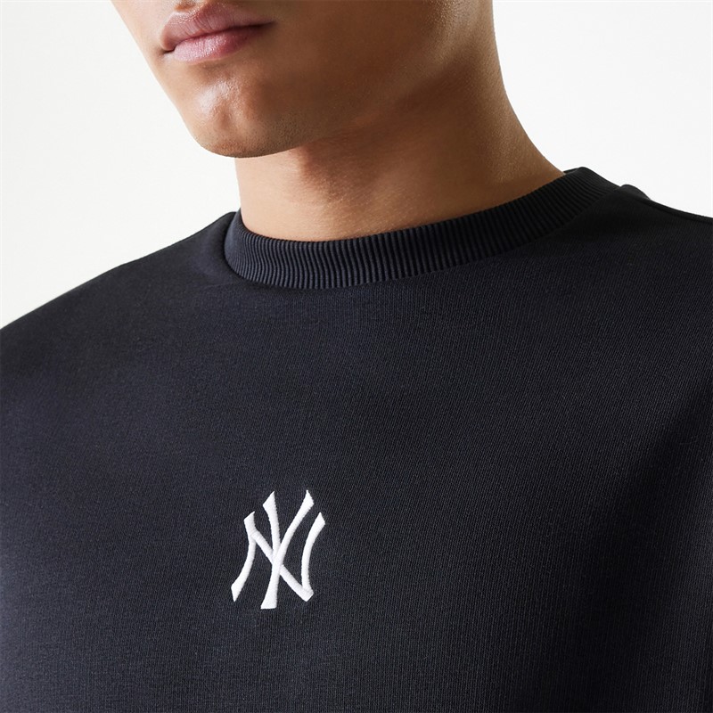 New Era Mens New York Yankees Sweatshirt Black