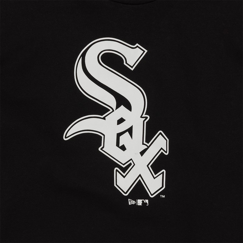 New Era Mens Chicago White Sox Hoodie Black/White