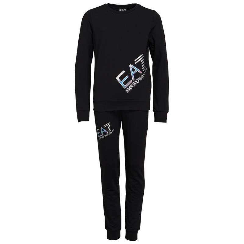Buy EA7 Boys Tracksuit Black
