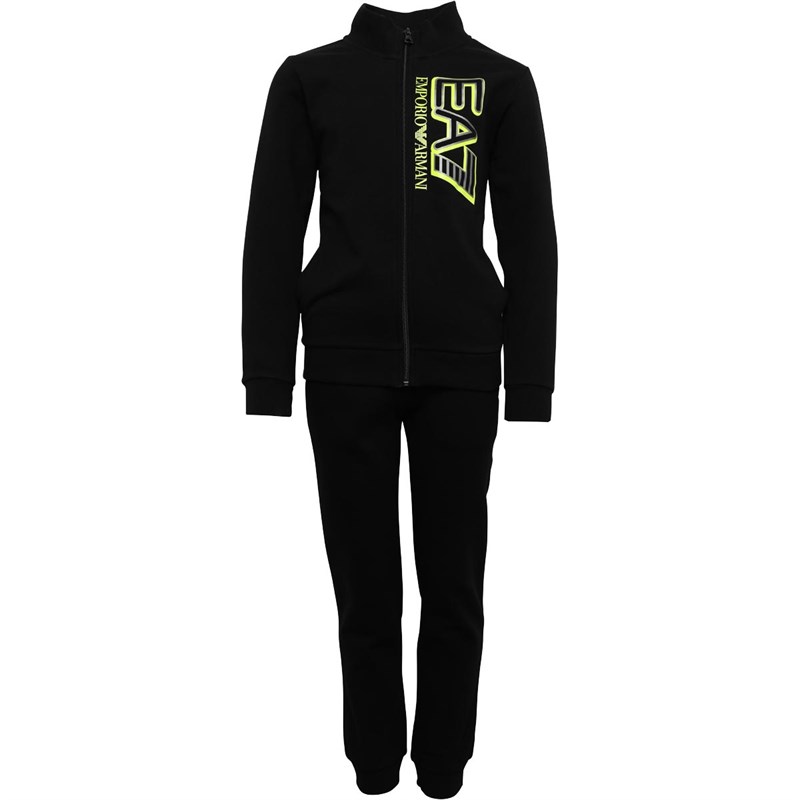 EA7 Boys Tracksuit Set Black