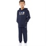 EA7 Boys Train Visibility Tracksuit Navy Blue