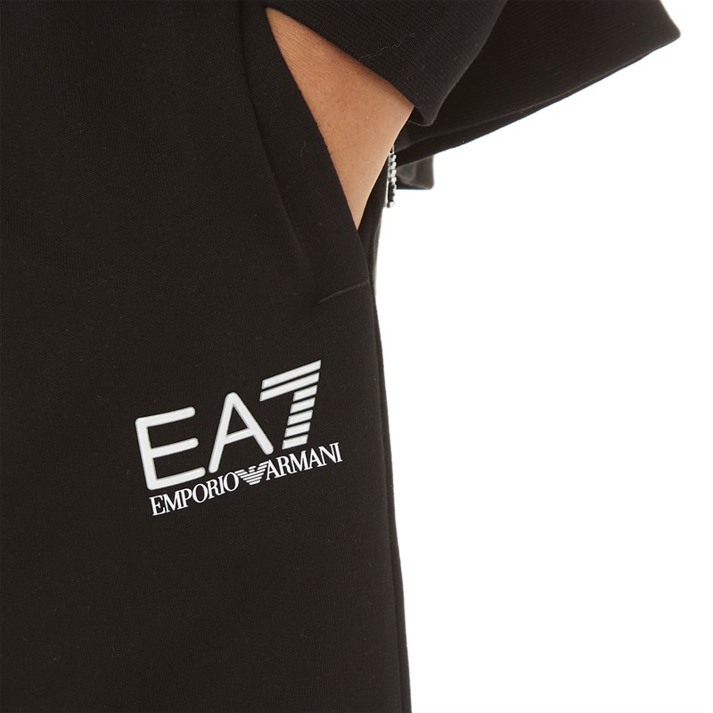 EA7 Boys Emporio Armani Tracksuit Black/Logo Gold