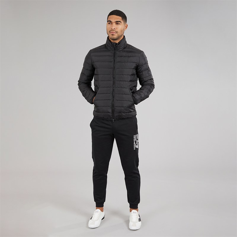 EA7 Mens Down Jacket Black