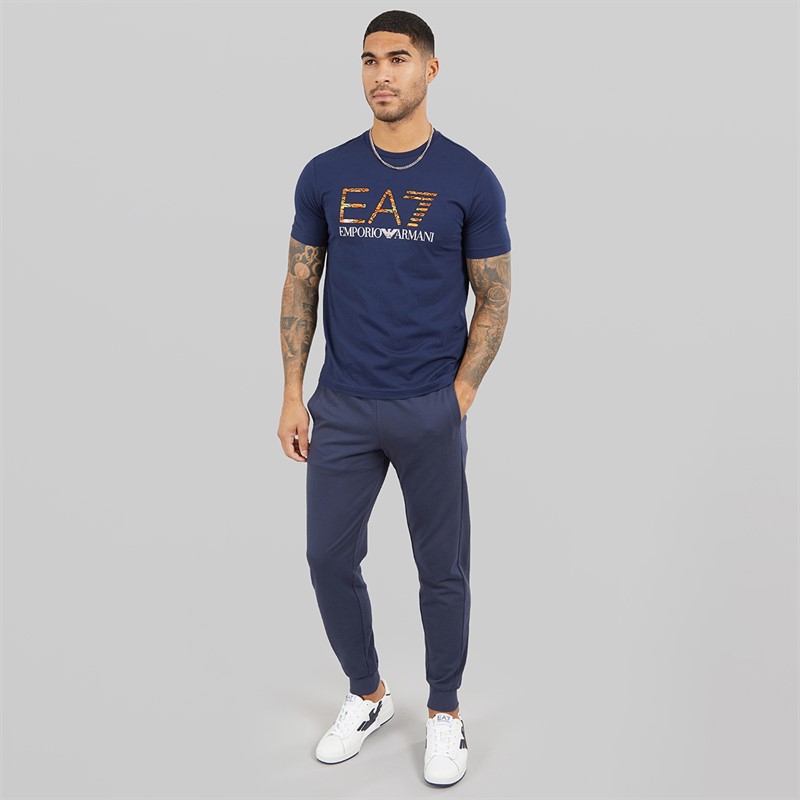 EA7 Mens Trousers Navy Blue