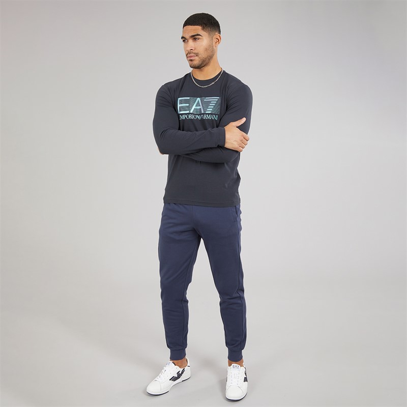 EA7 Mens T-Shirt Night Blue