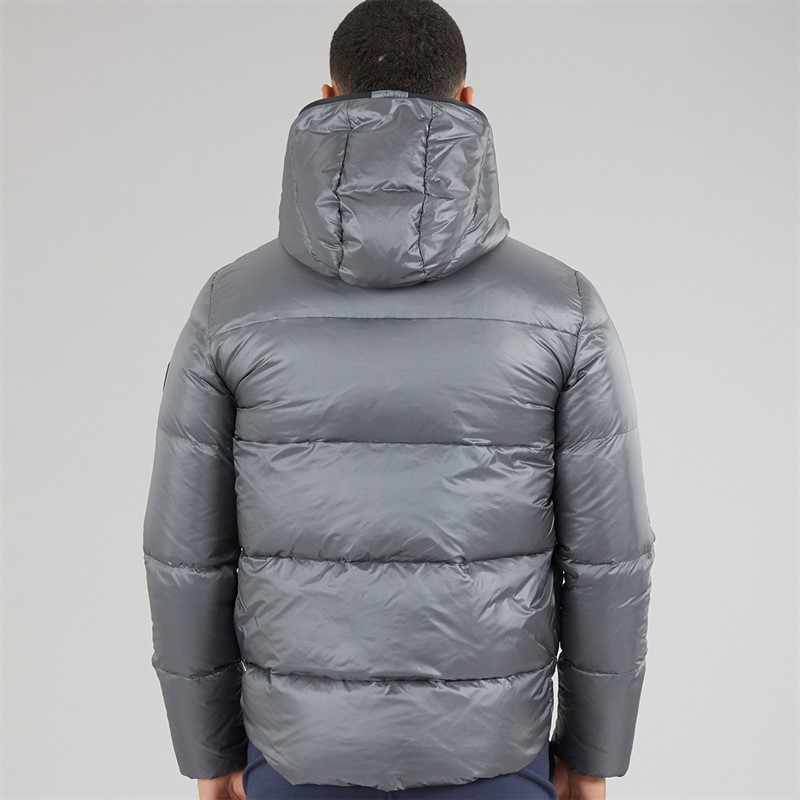 EA7 Mens Down Jacket Iron Gate