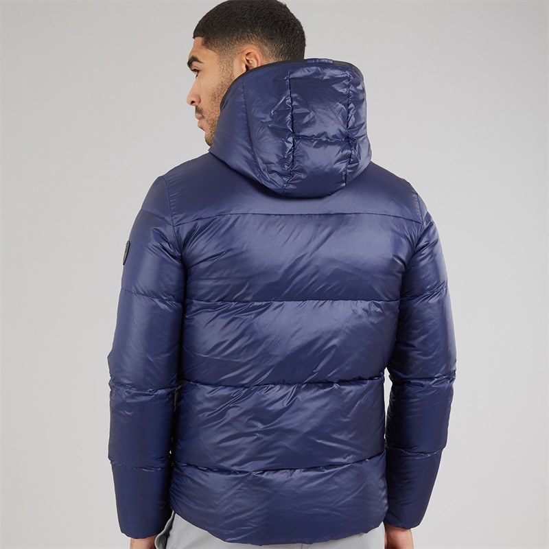EA7 Mens Down Jacket Navy Blue