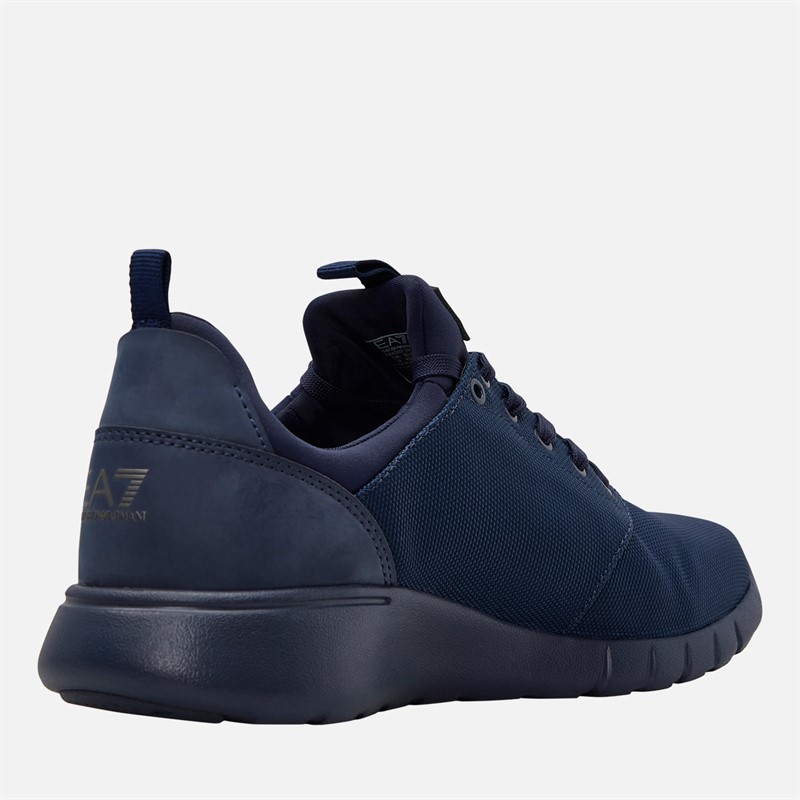 EA7 Trainers Navy/Dark Silver